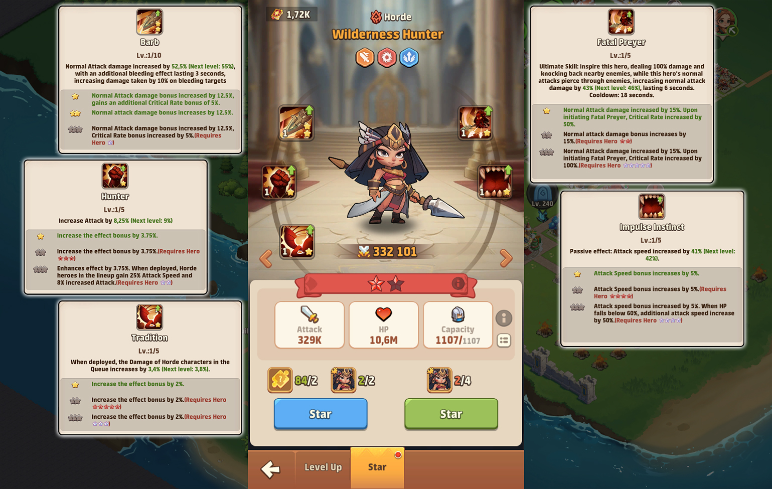 Wilderness Hunter skills